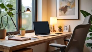 découvrez nos conseils pratiques pour aménager un coin bureau agréable à la maison, alliant confort, fonctionnalité et style pour booster votre productivité.
